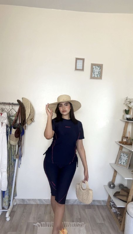 burkini short avec bonnet