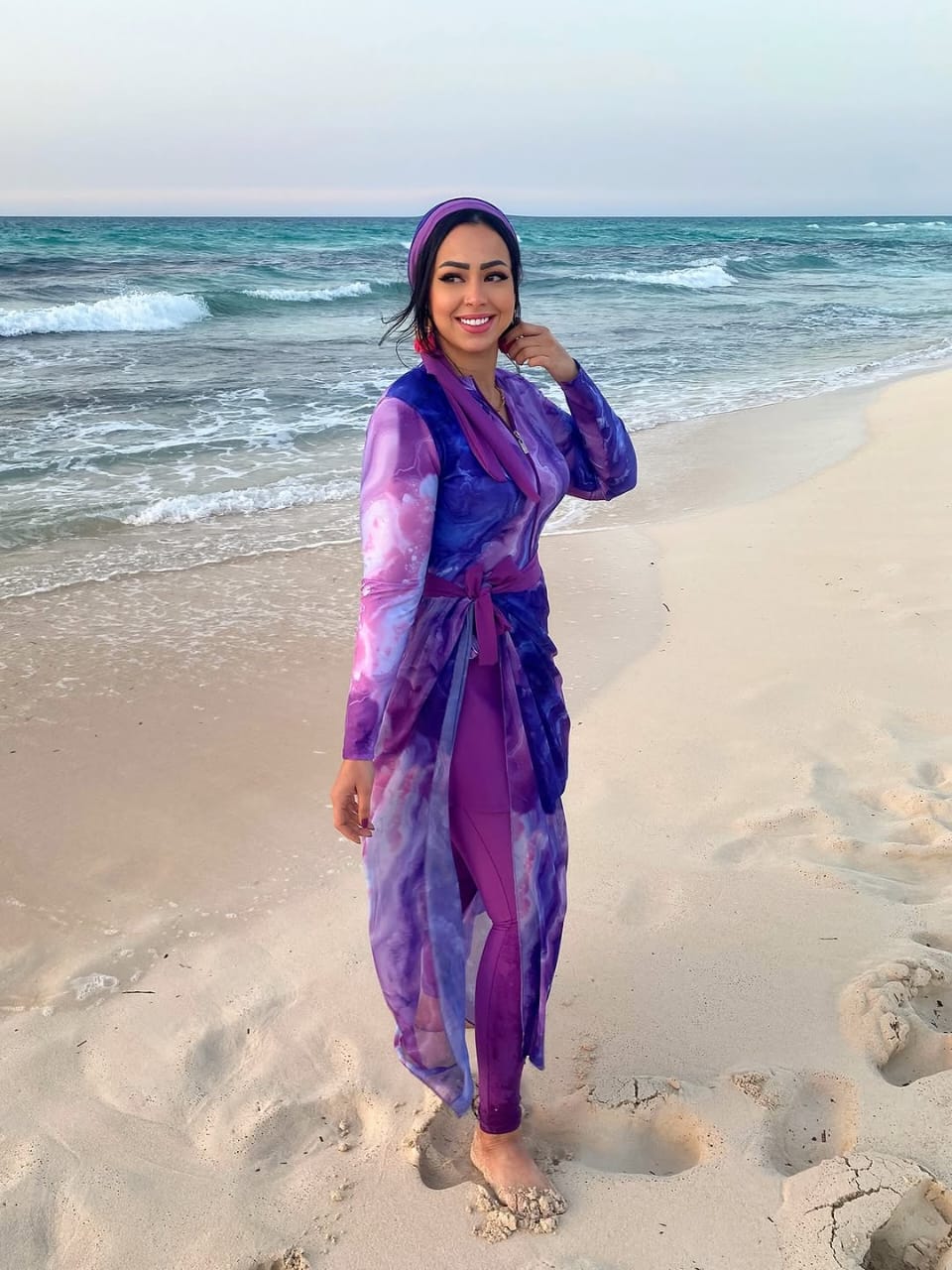 burkini purple